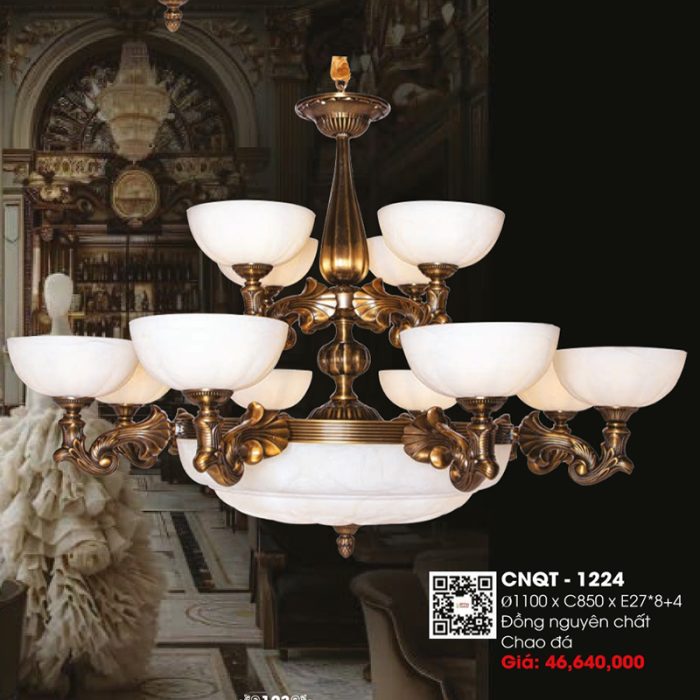 Đèn Chùm Nến CNQT-1224 - Ảnh 1