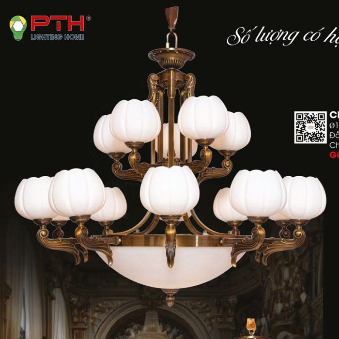 Đèn Chùm Nến CNQT-1225 - Ảnh 1