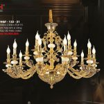 Đèn Chùm Xi Vàng 24K CNQT-132-21