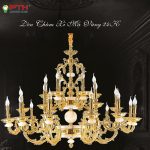 Đèn Chùm Xi Vàng 24K CNQT-136-21