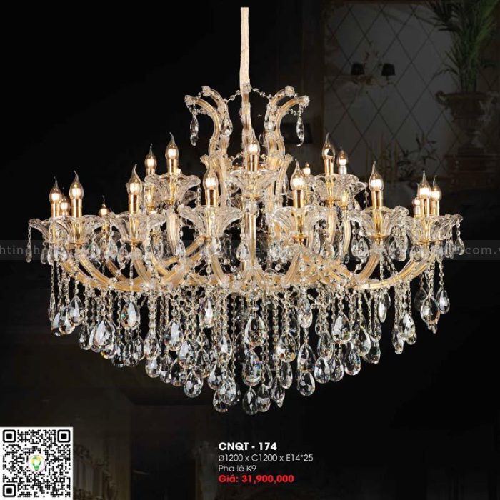 Đèn Chùm Pha Lê CNQT-174 - Ảnh 1