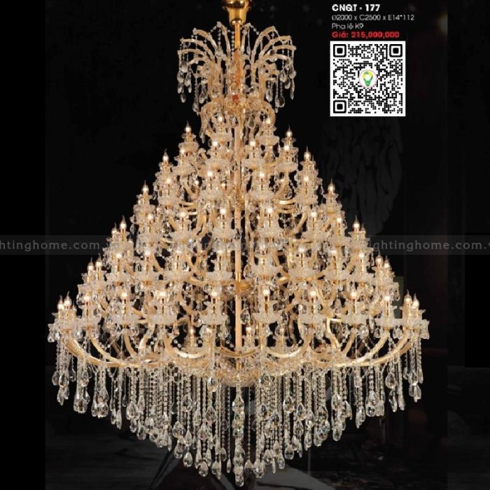 Đèn Chùm Pha Lê CNQT-177 - Ảnh 1