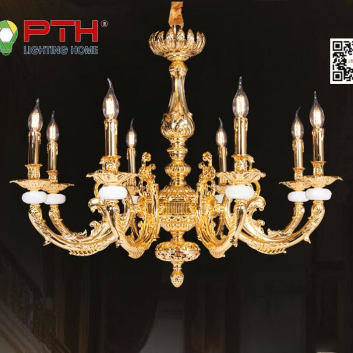 Đèn Chùm Xi Vàng 24K CNQT-181 - Ảnh 1