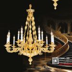 Đèn Chùm Xi Vàng 24K CNQT-191