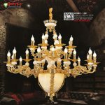 Đèn Chùm Xi Vàng 24K CNQT-198