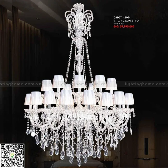 Đèn Chùm Pha Lê CNQT-209 - Ảnh 1