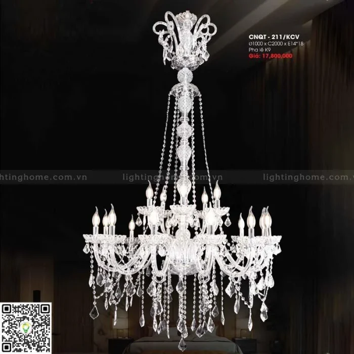 Đèn Chùm Pha Lê CNQT-211 KCV - Ảnh 1
