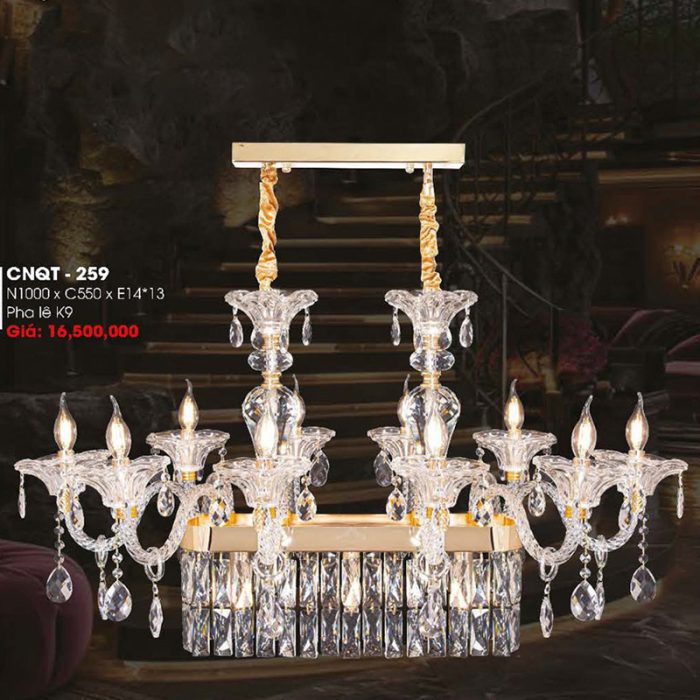 Đèn Chùm Pha Lê CNQT-259 - Ảnh 1