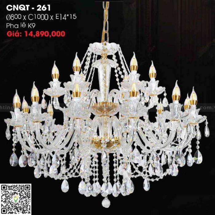 Đèn Chùm Pha Lê CNQT-261 - Ảnh 1
