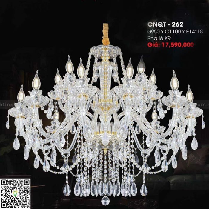 Đèn Chùm Pha Lê CNQT-262 - Ảnh 1