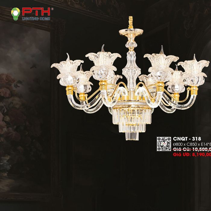 Đèn Chùm Nến CNQT-318 - Ảnh 1