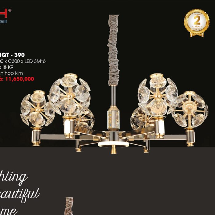 Đèn Chùm Thân Hợp Kim CNQT-390 - Ảnh 1