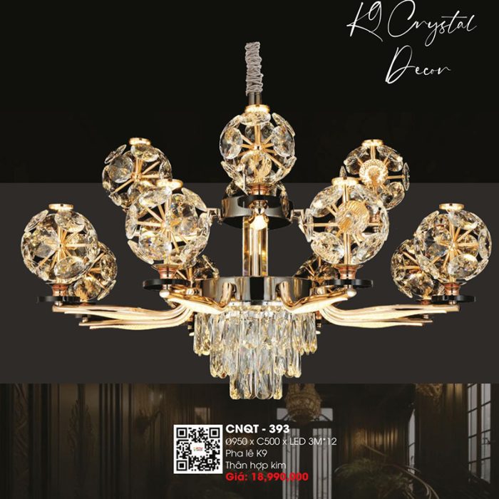 Đèn Chùm Thân Hợp Kim CNQT-393 - Ảnh 1