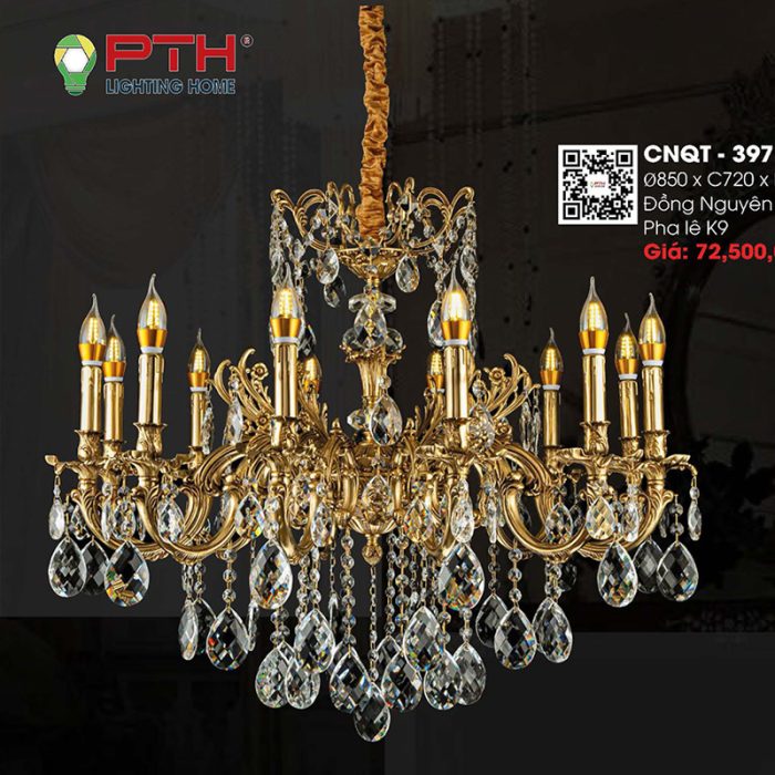 Đèn Chùm Đồng CNQT-397 - Ảnh 1