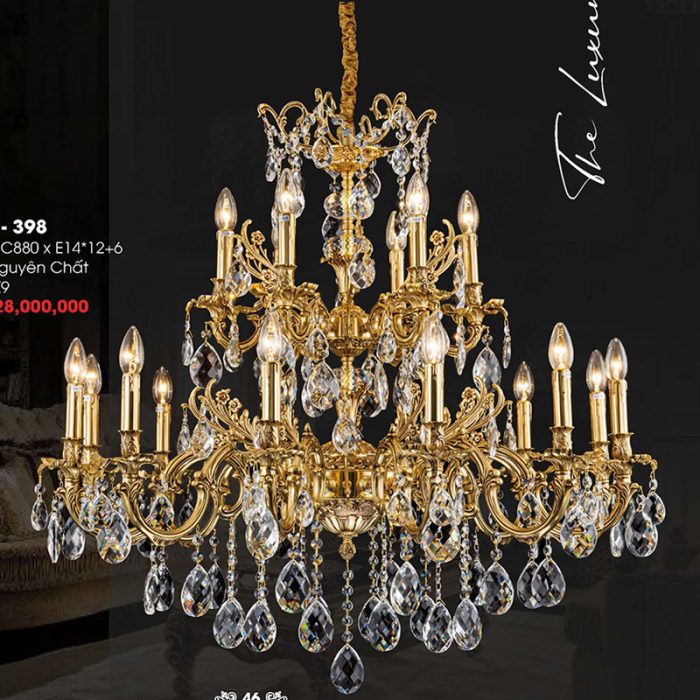 Đèn Chùm Đồng CNQT-398 - Ảnh 1