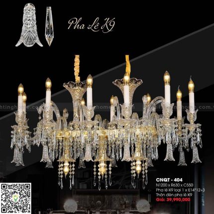 Đèn Chùm Pha Lê CNQT-404