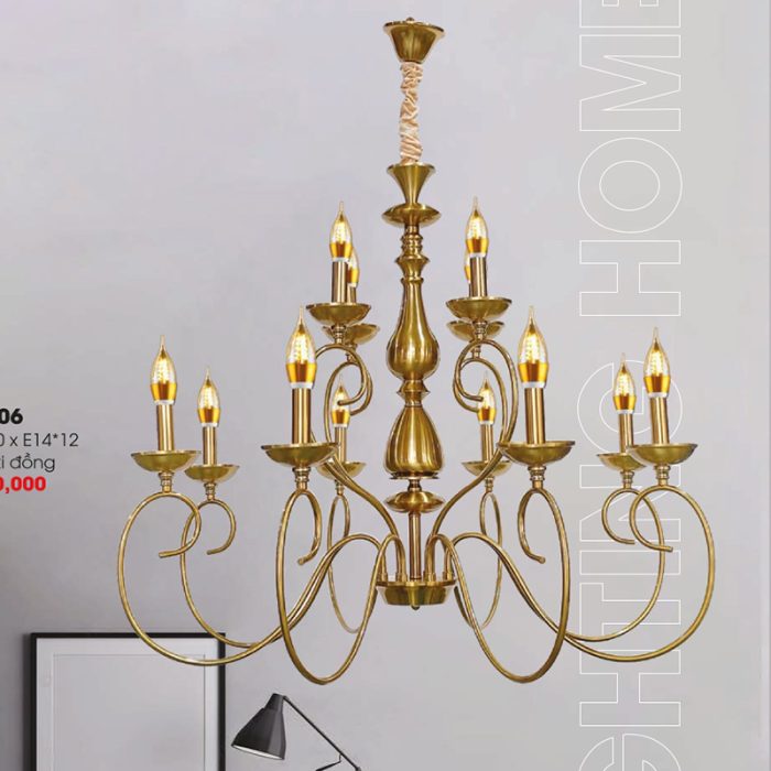 Đèn Chùm Nến CNQT-406 - Ảnh 1