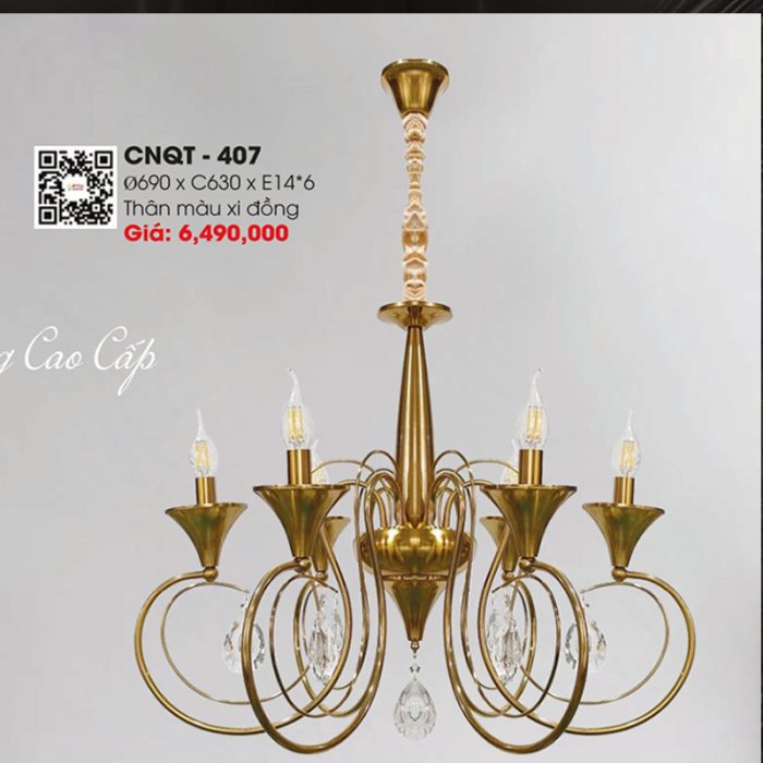 Đèn Chùm Nến CNQT-407 - Ảnh 1