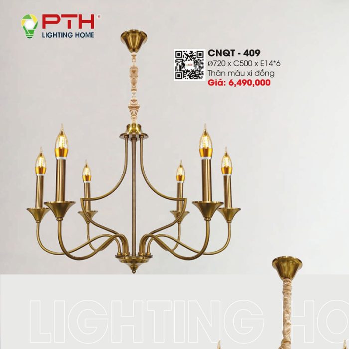 Đèn Chùm Nến CNQT-409 - Ảnh 1