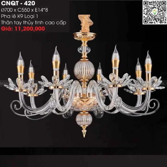 Đèn Chùm Pha Lê CNQT-420 - Ảnh 1