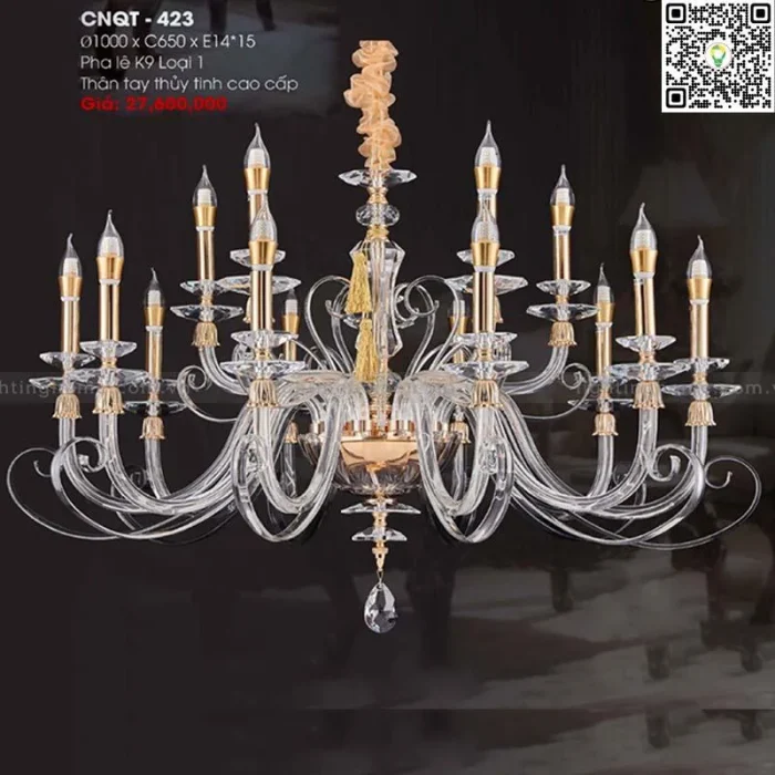 Đèn Chùm Pha Lê CNQT-423 - Ảnh 1