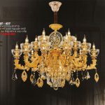 Đèn Chùm Xi Vàng 24K CNQT-427