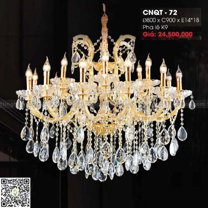 Đèn Chùm Pha Lê CNQT-72 - Ảnh 1
