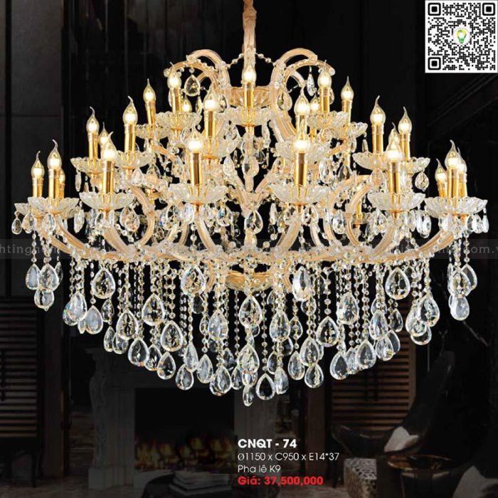 Đèn Chùm Pha Lê CNQT-74 - Ảnh 1