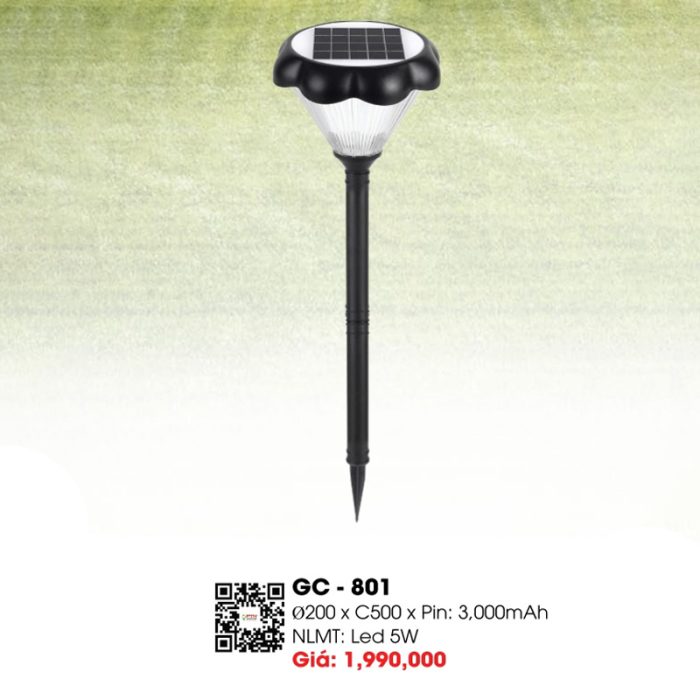 Trụ Cây & Trụ Đường NLMT GC-801 - Ảnh 1
