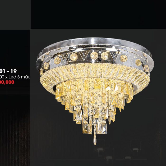Đèn Ốp Trần Pha Lê MO-1101-19 - Ảnh 1