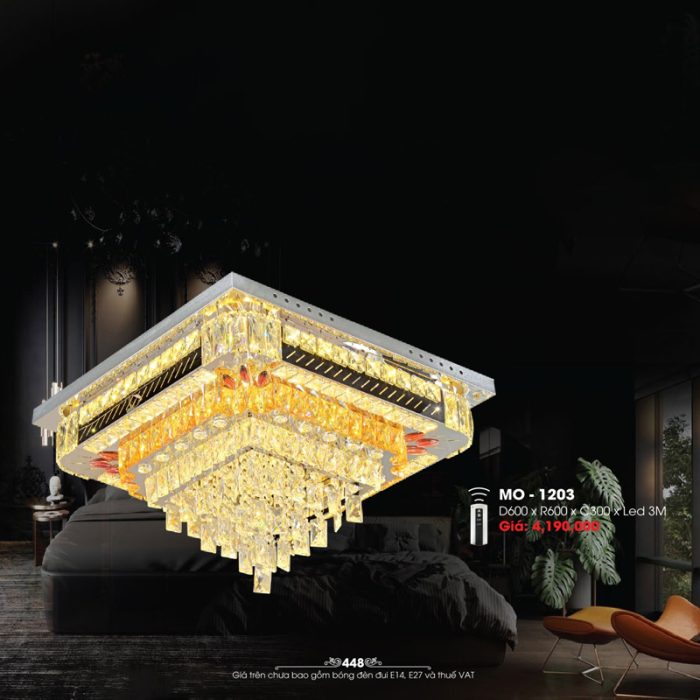 Đèn Ốp Trần Pha Lê MO-1203 - Ảnh 1