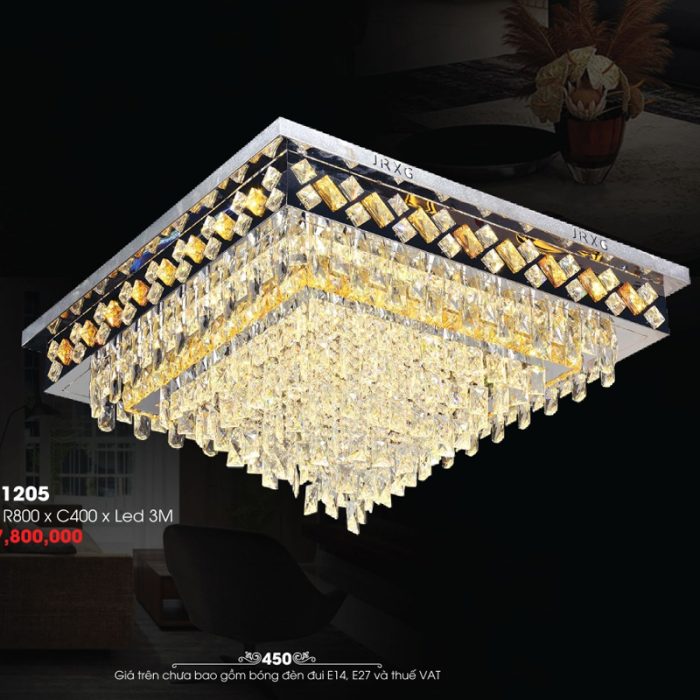 Đèn Ốp Trần Pha Lê MO-1205 - Ảnh 1