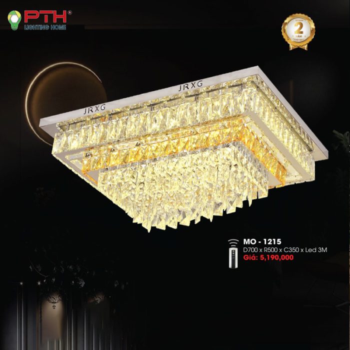 Đèn Ốp Trần Pha Lê MO-1215 - Ảnh 1