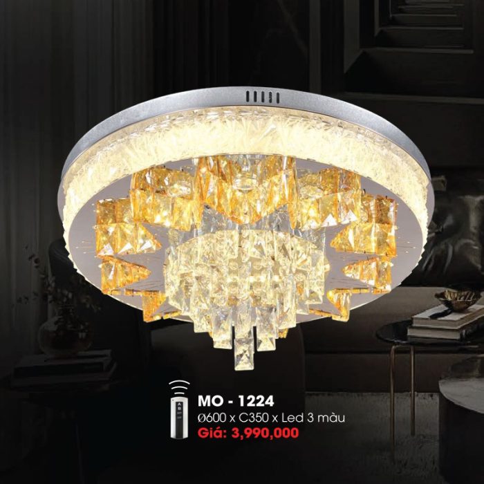 Đèn Ốp Trần Pha Lê MO-1224 - Ảnh 1