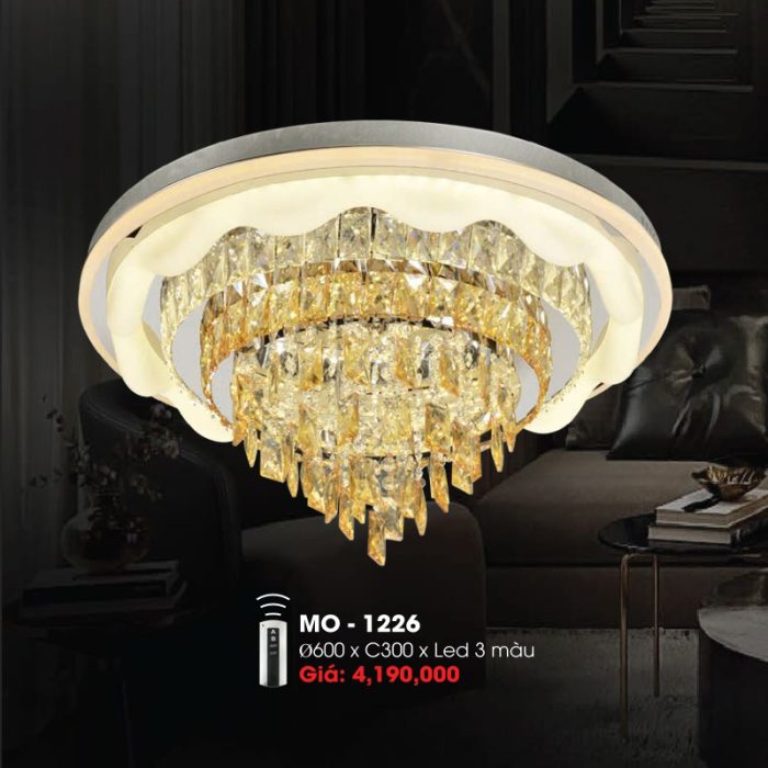 Đèn Ốp Trần Pha Lê MO-1226 - Ảnh 1