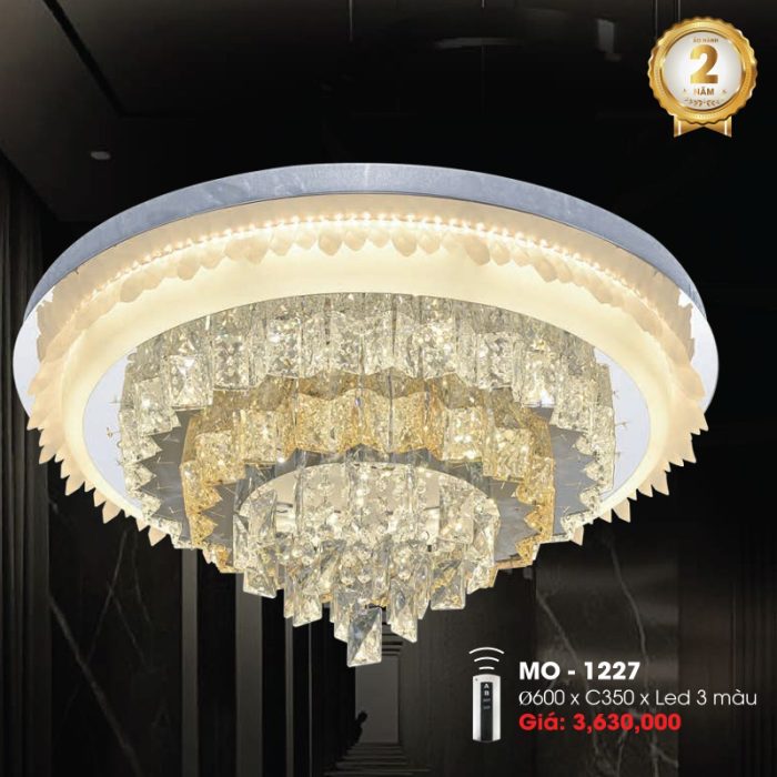 Đèn Ốp Trần Pha Lê MO-1227 - Ảnh 1