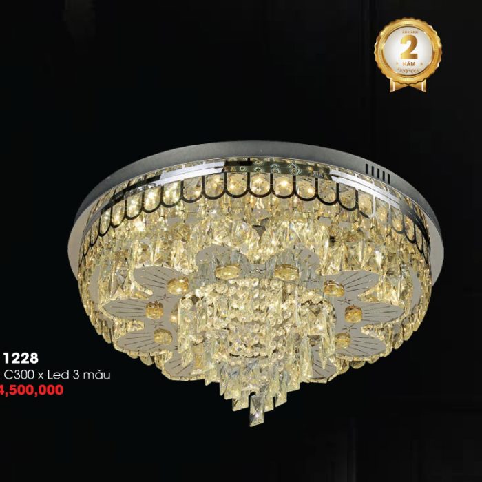 Đèn Ốp Trần Pha Lê MO-1228 - Ảnh 1