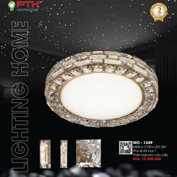 Đèn Ốp Trần Pha Lê MO-1249 - Ảnh 1