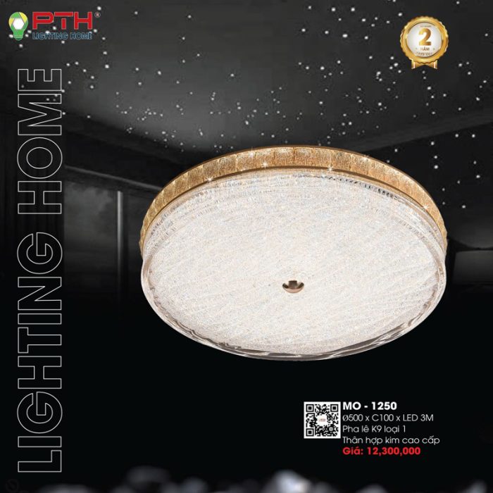 Đèn Ốp Trần Pha Lê MO-1250 - Ảnh 1