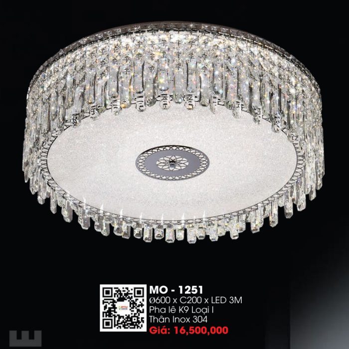 Đèn Ốp Trần Pha Lê MO-1251 - Ảnh 1