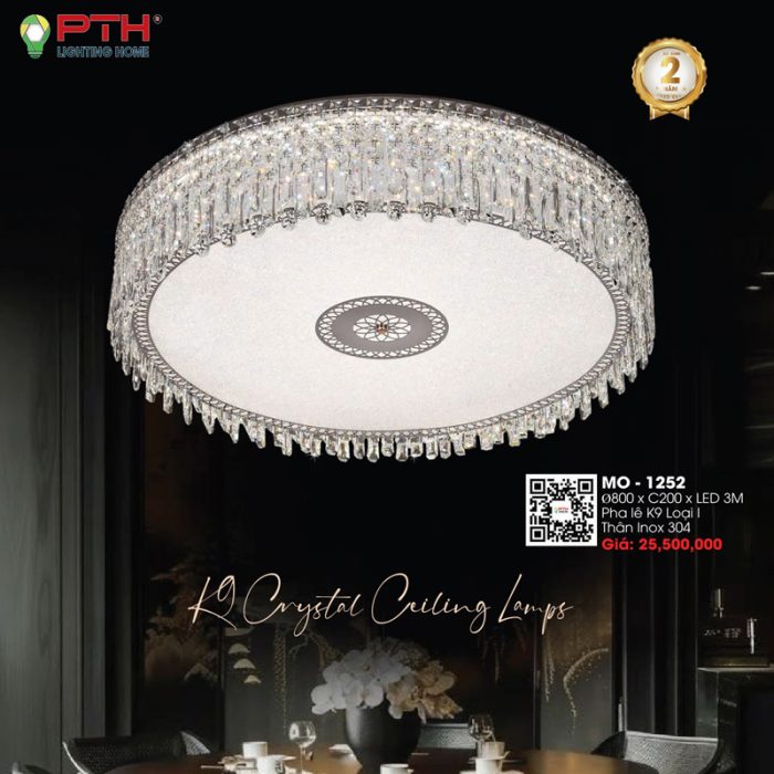 Đèn Ốp Trần Pha Lê MO-1252 - Ảnh 1