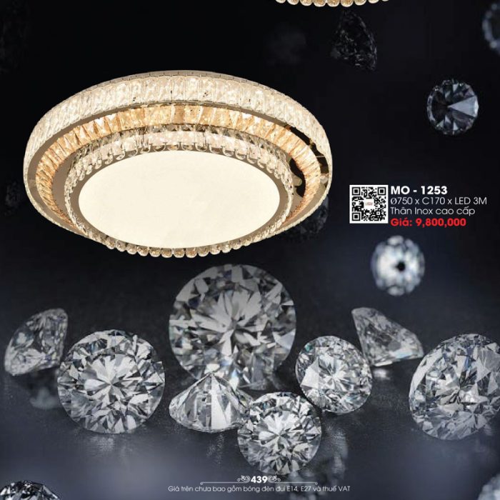 Đèn Ốp Trần Pha Lê MO-1253 - Ảnh 1