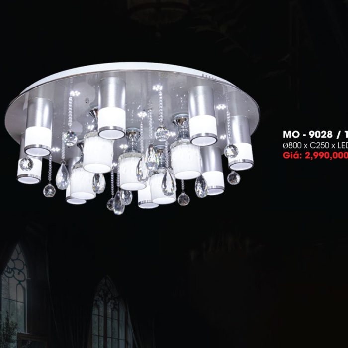 Đèn Ốp Trần Pha Lê MO-9028 Tròn - Ảnh 1