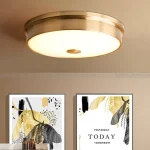 Đèn Ốp Trần Xi Đồng OD-694 320mm