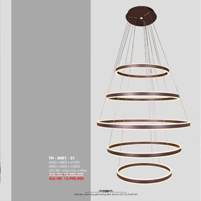 Đèn Thả Hiện Đại & Décor TH-8001-21 - Ảnh 1