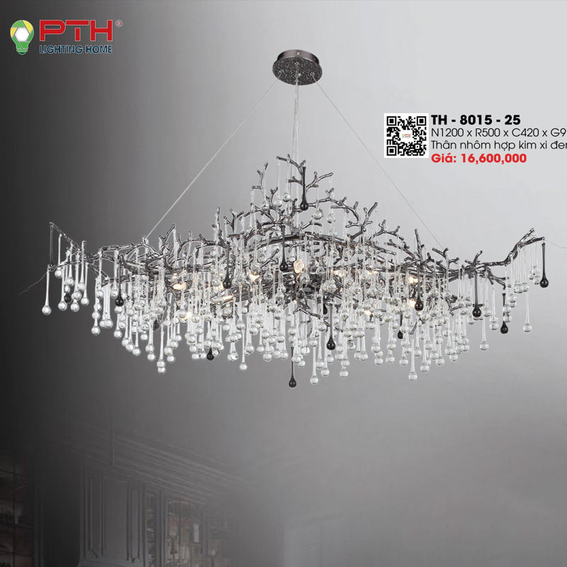 TH-8015-25 Đèn Thả LED Pha Lê TH-8015-25 - Ảnh 1