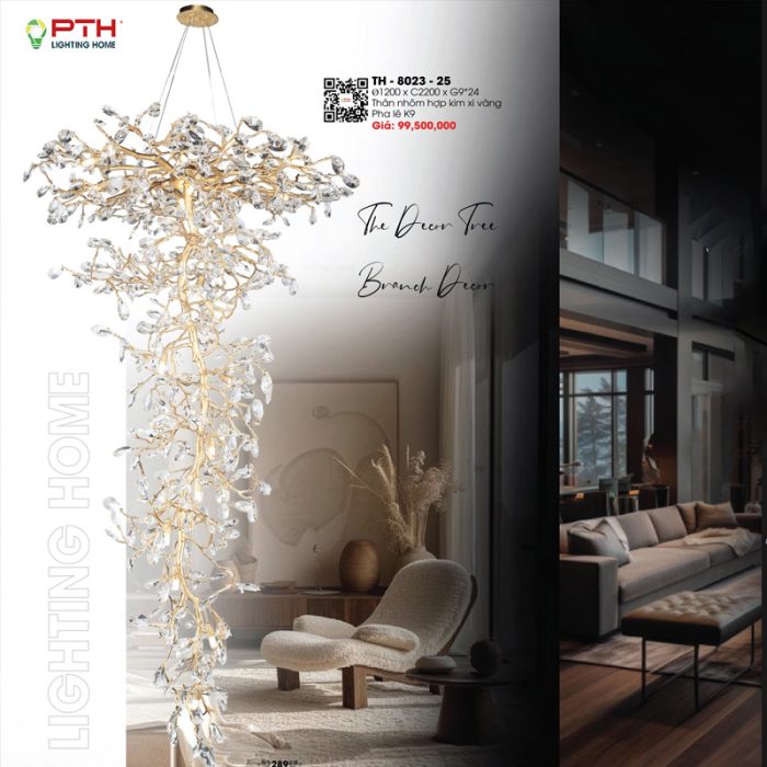 Đèn Thả LED Pha Lê TH-8023-25 - Ảnh 1