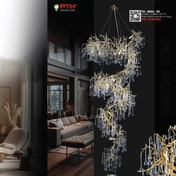 Đèn Thả LED Pha Lê TH-8024-25 - Ảnh 1