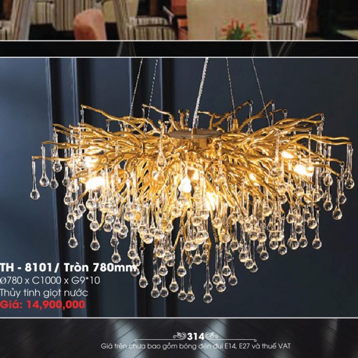 Đèn Thả Hiện Đại & Décor TH-8101 Tròn 780mm - Ảnh 1