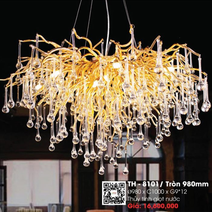 Đèn Thả Hiện Đại & Décor TH-8101 Tròn 980mm - Ảnh 1